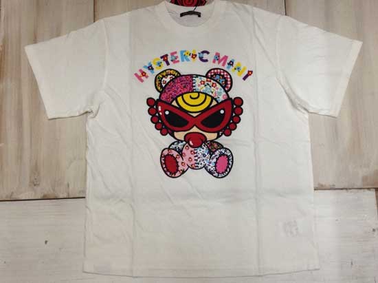 ヒステリックミニ（HYSTERIC MINI） Teddy mini BIG半袖Ｔシャツ