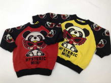 PANDA MINI-chan무늬 BIG래글런의스웨트 셔츠