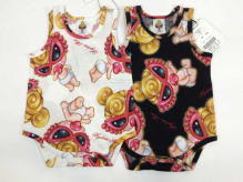 Sweet Memories Total Pattern Sleeveless Bodysuits