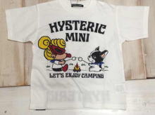 MINI & J ENJOY CAMP Pattern BIG Short-sleeved T-shirt