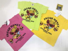 LITTLE BEE Pattern Short-sleeved T-shirt