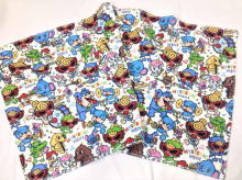 HYS-MINI BAND CLUB Pattern Pile material Bath towel