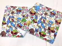 HYS-MINI BAND CLUB Pattern Pile material Face towel