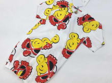 ROLLING MINI BIG FACE Total Pattern 2way Bodysuits