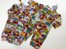 Teddy mini ROCKS Pattern 2way Bodysuits