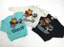 THE WHITE WORLD WITH J花纹运动衫