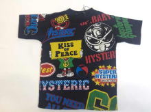 HYSTERIC LOGO MANIAC무늬반팔티셔츠