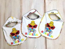 FLOWER CHILDREN Pattern Bib
