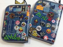 DENIM FREAK무늬모자 수첩 케이스 (Multi case)