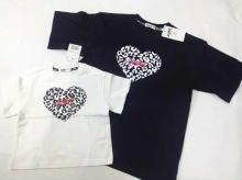 LOGO & Leopard Pattern BIG Short-sleeved T-shirt