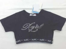 LOGO무늬짧은길이반팔티셔츠