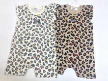 Kirakki & Leopard Pattern Ruffled Coveralls