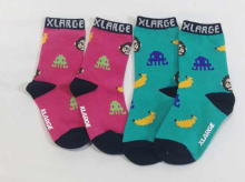 Funny Gorilla & LOGO Pattern Crew socks