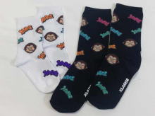 Funny Gorilla & LOGO Pattern Crew socks