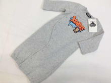 Funny Gorilla & LOGO Pattern Sweat 2way Bodysuits