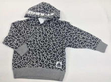 Leopard무늬 OG Gorilla & LOGO무늬터키의 외투와 같은후드가 달린스웨트 셔츠