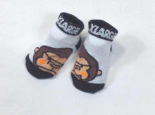 Funny Gorilla & LOGO花纹婴�X袜子