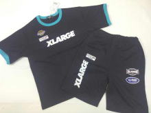 OG Gorilla & LOGO花纹花纹-网孔 BIG短袖T恤 &以上及膝长度裤子