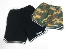 LOGO Embroidery Waffle material Above the knee length pants